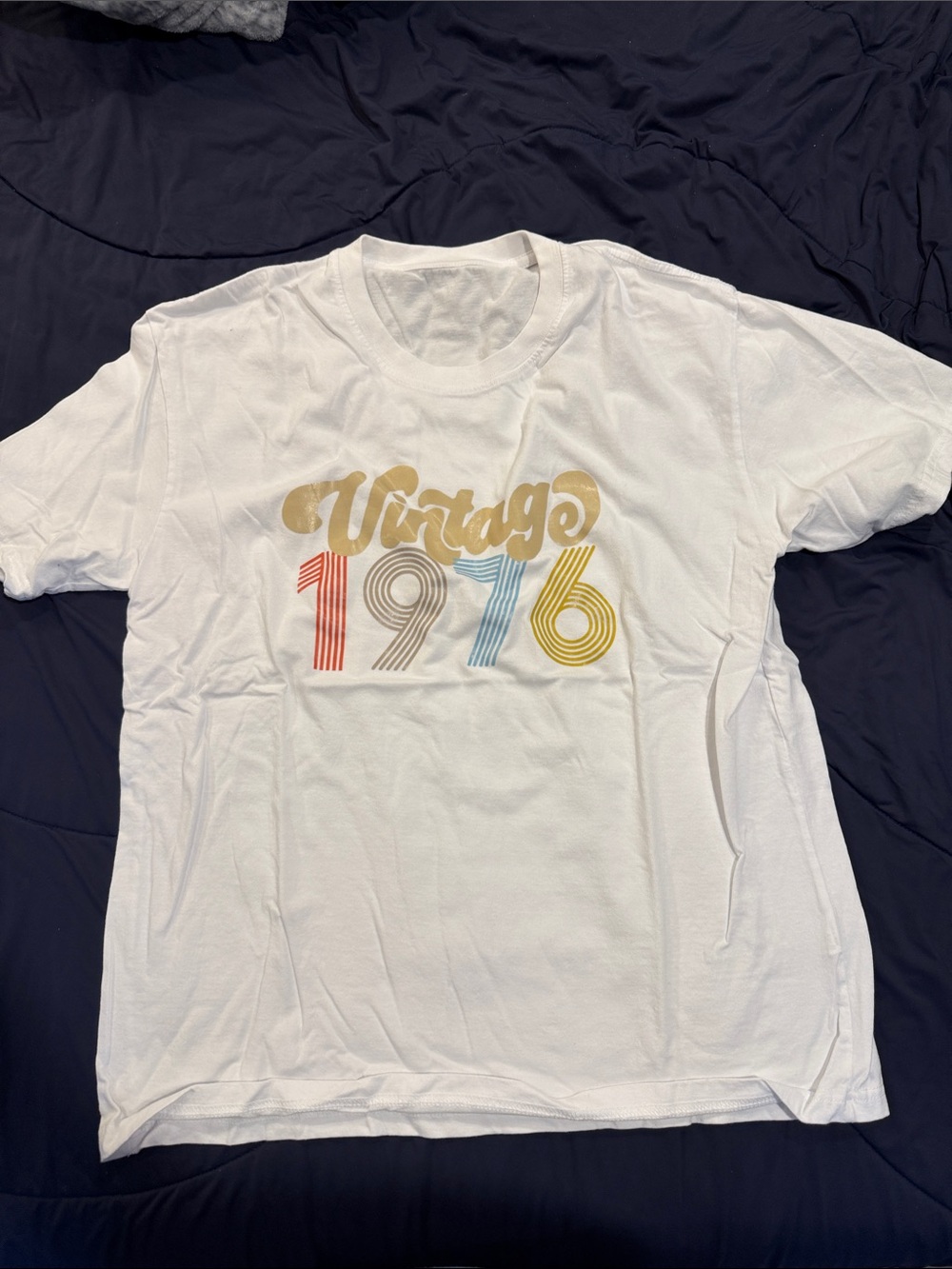 Vintage 1976 Graphic Tee - White